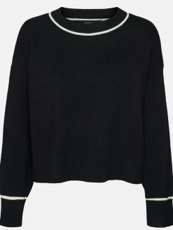 Damen Vero Moda VMSABA LS O-NECK CONT Pullover