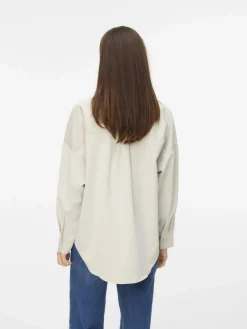 Damen Vero Moda VMSANNE COURDEROY LS Cordhemd