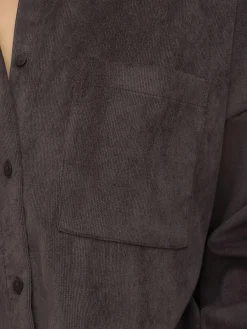 Damen Vero Moda VMSANNE COURDEROY LS Cordhemd