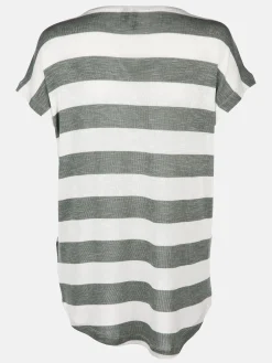 Damen Vero Moda VMWIDE STRIPE S/L TOP Shirt