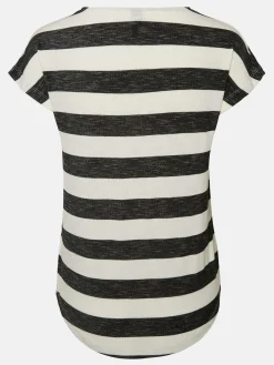 Damen Vero Moda VMWIDE STRIPE S/L TOP Shirt