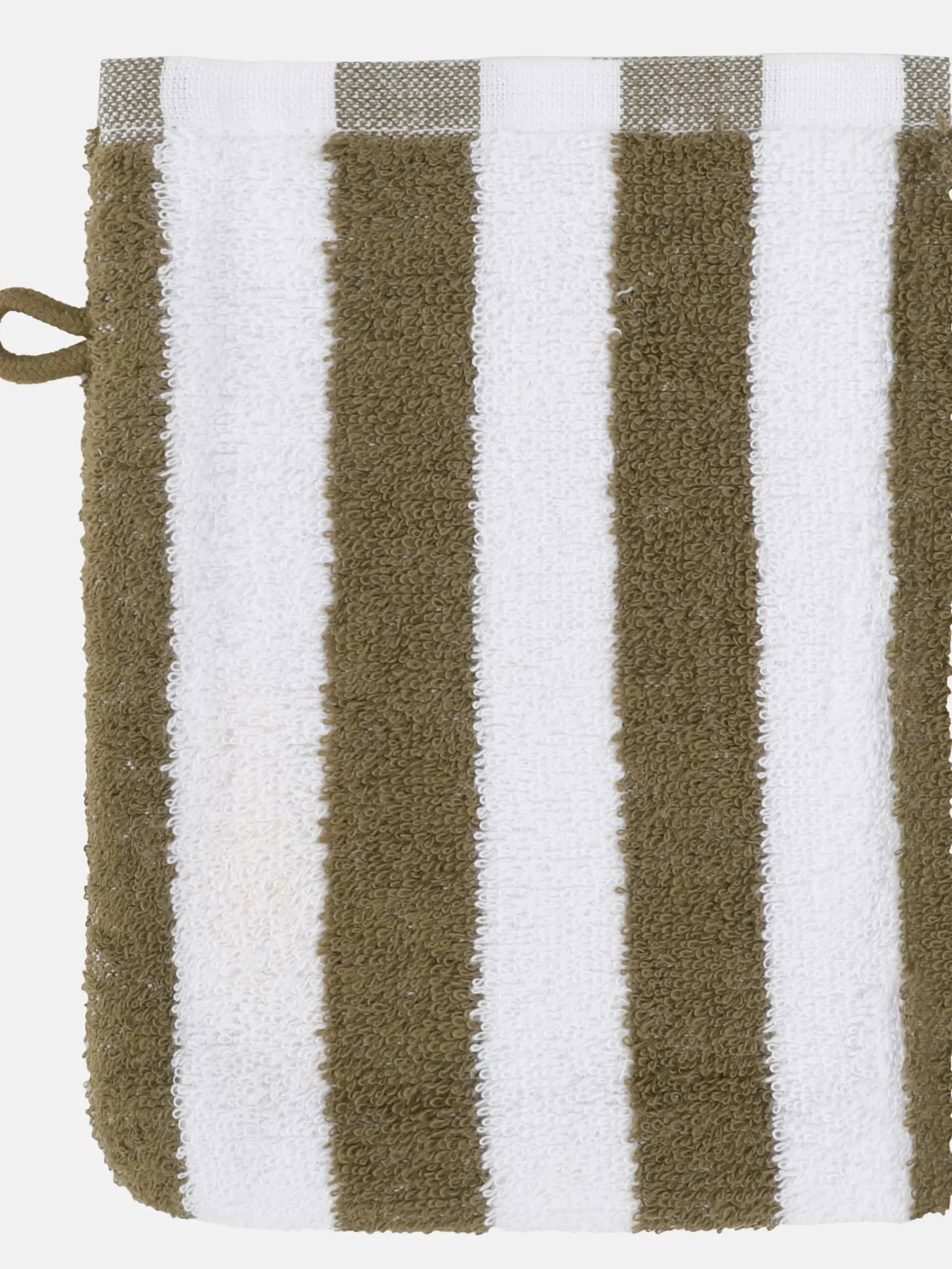 Dream House Waschhandschuh gestreift, 16x21cm