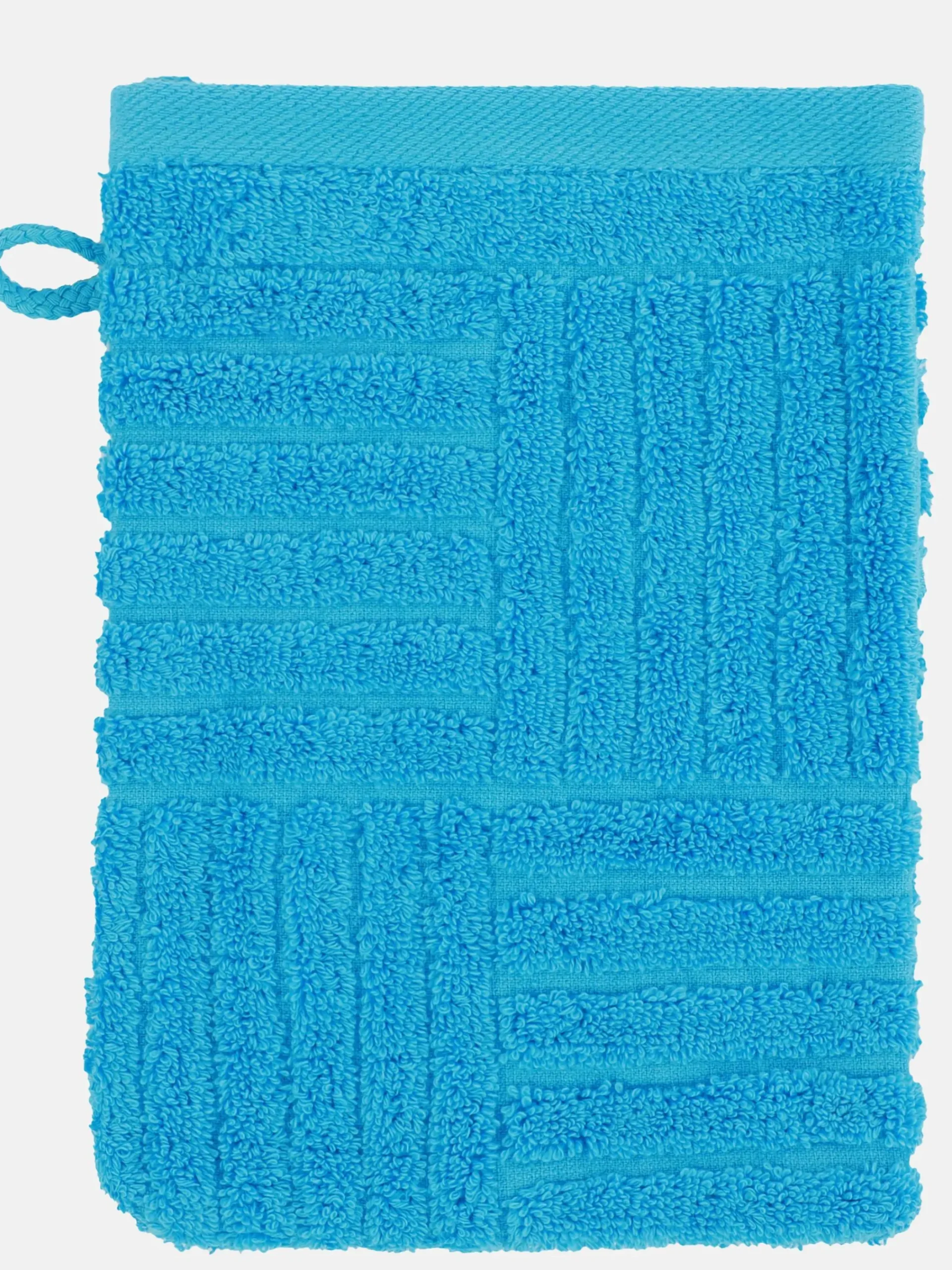 Ross Waschhandschuh mit Carremuster 16x22cm