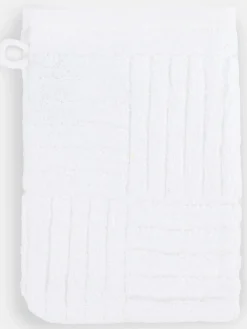 Ross Waschhandschuh mit Carremuster 16x22cm