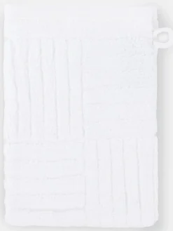 Ross Waschhandschuh mit Carremuster 16x22cm