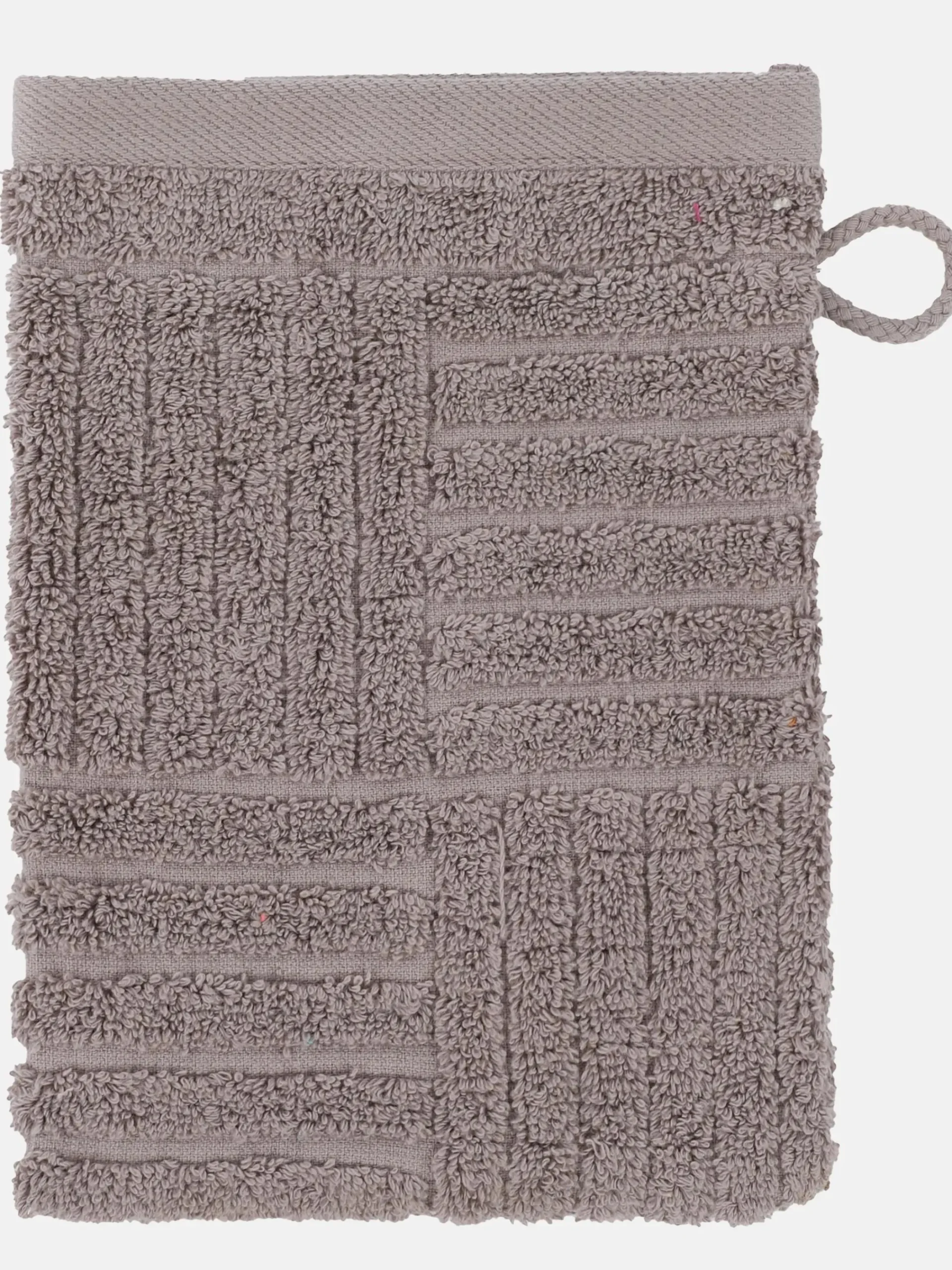 Ross Waschhandschuh mit Carremuster 16x22cm