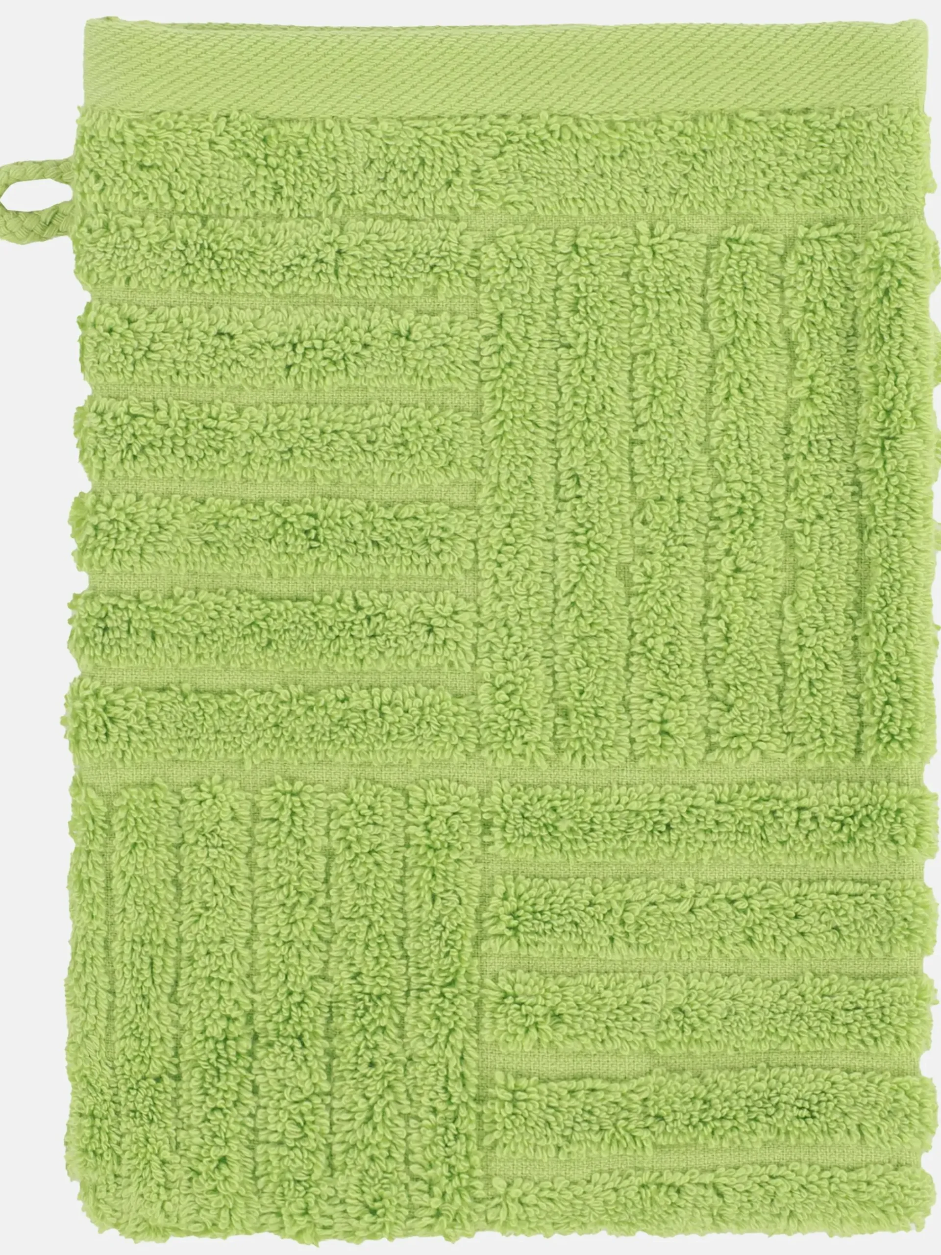 Ross Waschhandschuh mit Carremuster 16x22cm