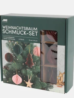Weihnachten Weihnachtsbaum Schmuck-Set, 9tlg.
