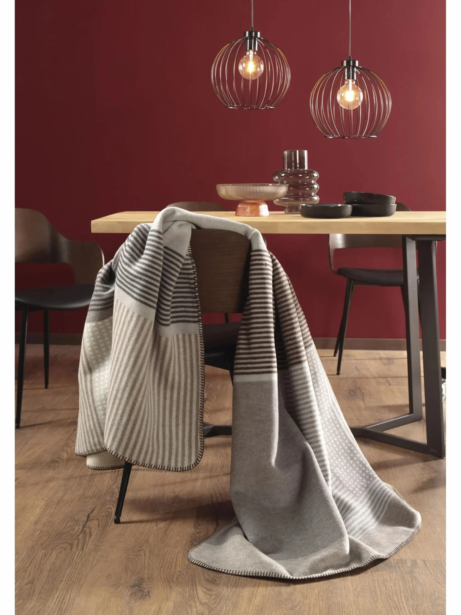 Biederlack Wohndecke "Maze Stone" 150x200 cm