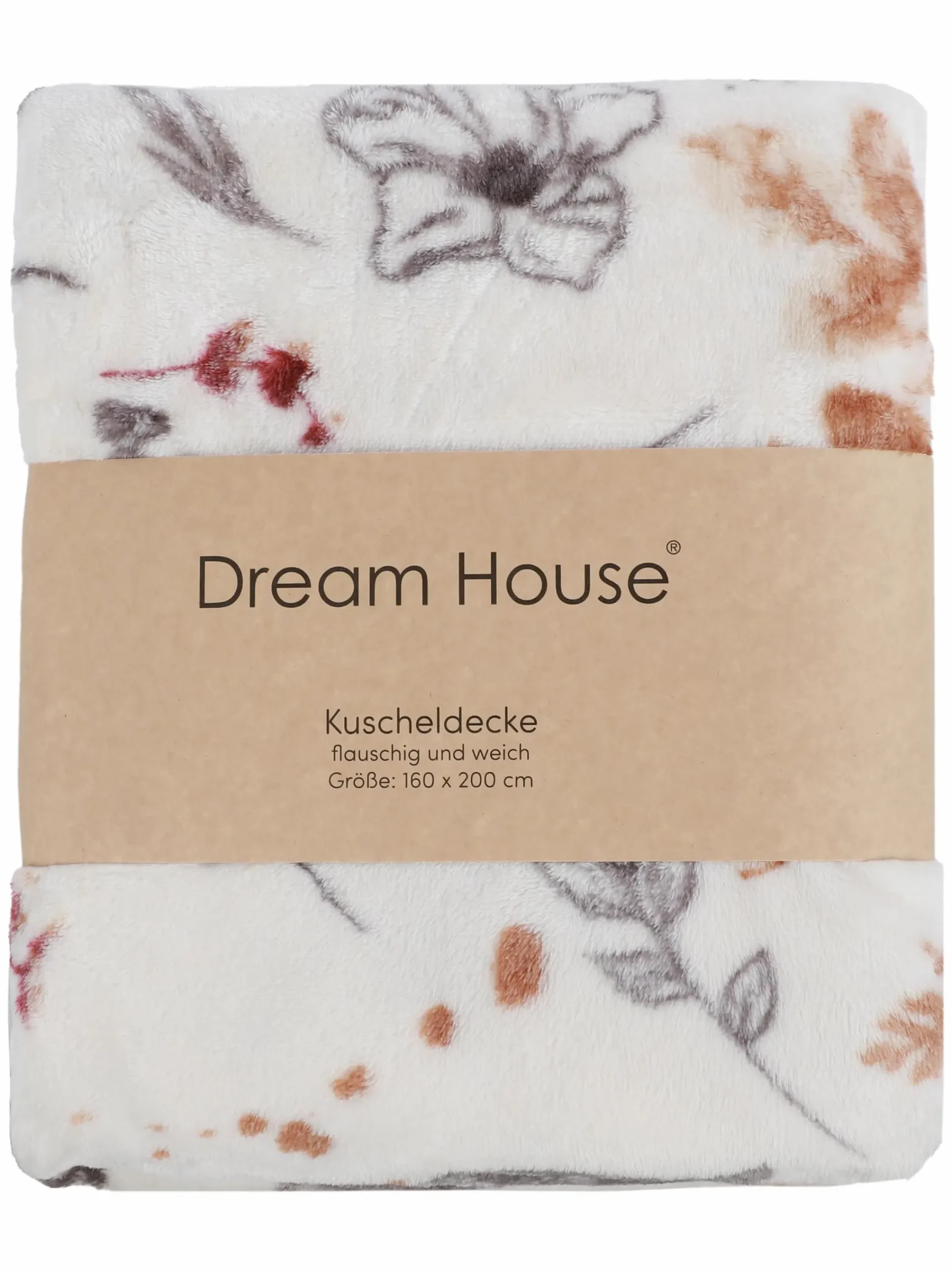 Dream House Wohndecke mit schönem Motiv, 160x200cm
